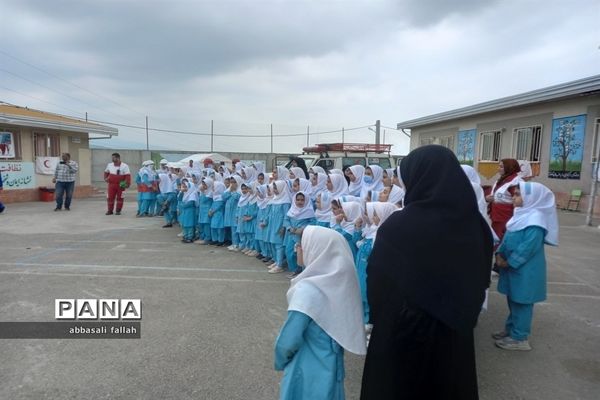 برگزاری مانور زلزله در روستای مهدیرجه گلوگاه