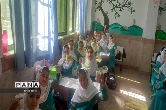 اردوی شاد درونمدرسهای در دبستان دخترانه پروین اعتصامی شهرستان فیروزکوه