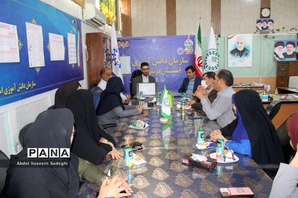 بازدید معاون نهضت سواد‌آموزی آموزش و پرورش استان بوشهر از سازمان دانش‌آموزی استان
