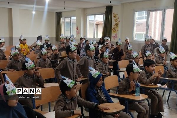 جشن الفبا در دبستان محمدباقر صدر رودهن