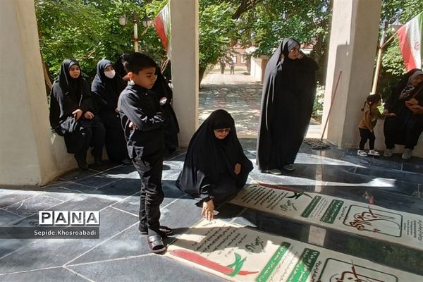 زیارت قبور شهدای گمنام پاکدشت