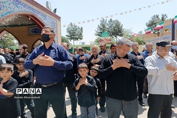 سوگواری مردم پاکدشت در عزای صادق آل‌محمد