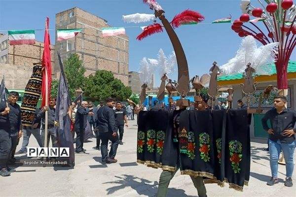 سوگواری مردم پاکدشت در عزای صادق آل‌محمد