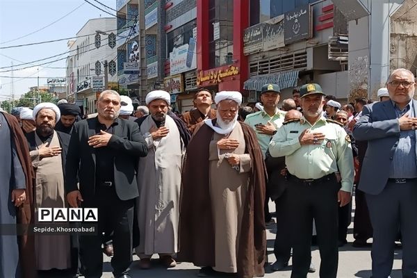 سوگواری مردم پاکدشت در عزای صادق آل‌محمد