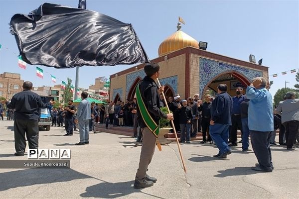 سوگواری مردم پاکدشت در عزای صادق آل‌محمد