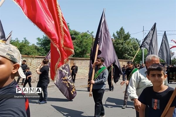 سوگواری مردم پاکدشت در عزای صادق آل‌محمد