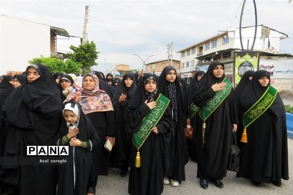 مراسم دسته‌‎روی سالروز شهادت امام صادق علیه السلام در شهر سورک