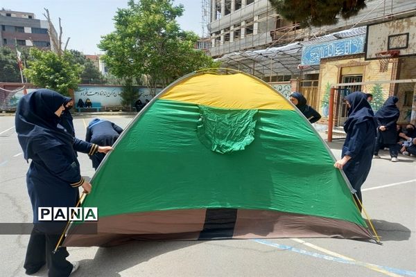 برگزاری اردوی آموزشی دانش‌آموزان دبیرستان قلم‌چی ناحیه 3 کرج