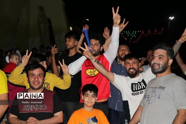 شور و شوق مردم نسیم‌شهر بعد از برد تیم پرسپولیس در لیگ برتر ایران