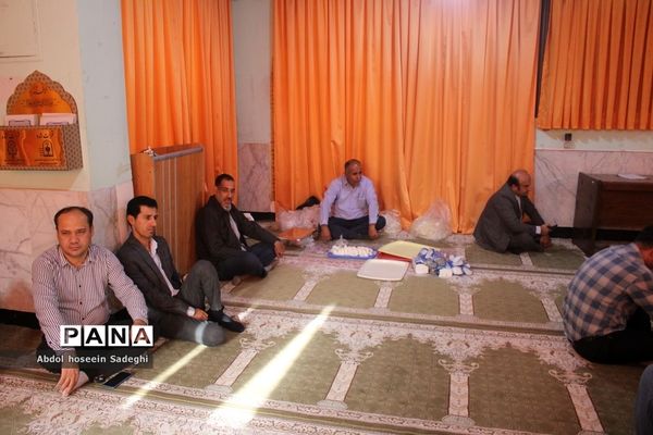 زیارت عاشورا در اداره‌کل آموزش و پرورش استان بوشهر