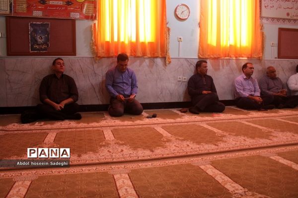 زیارت عاشورا در اداره‌کل آموزش و پرورش استان بوشهر