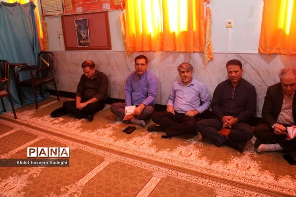 زیارت عاشورا در اداره‌کل آموزش و پرورش استان بوشهر