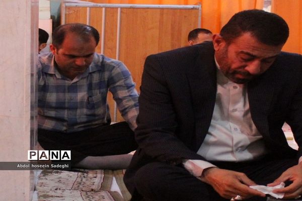 زیارت عاشورا در اداره‌کل آموزش و پرورش استان بوشهر