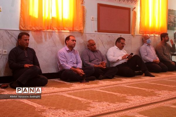 زیارت عاشورا در اداره‌کل آموزش و پرورش استان بوشهر