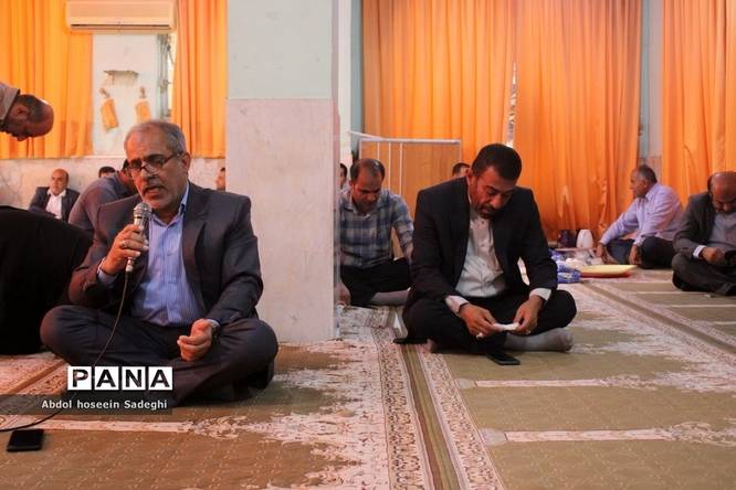 زیارت عاشورا در ادارهکل آموزش و پرورش استان بوشهر