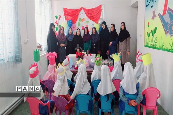 برپایی جشن الفبای دانش‌آموزان کلاس اولی مدرسه هاشمی نژاد خاتم