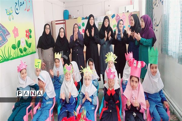 برپایی جشن الفبای دانش‌آموزان کلاس اولی مدرسه هاشمی نژاد خاتم