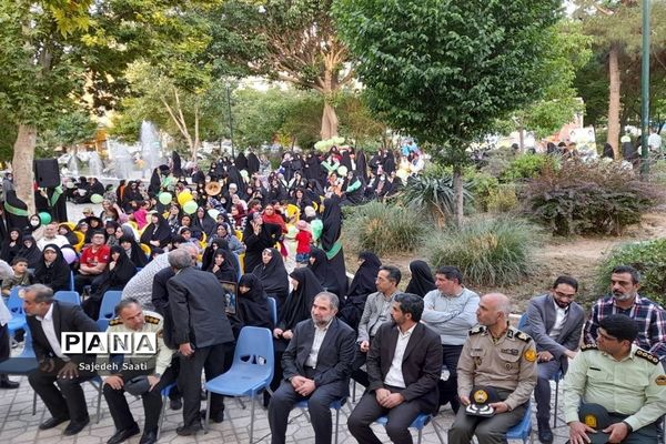 مراسم گرامیداشت ولادت با سعادت هشتمین اختر تابناک آسمان در میدان آیت الله سعیدی منطقه ۱۴