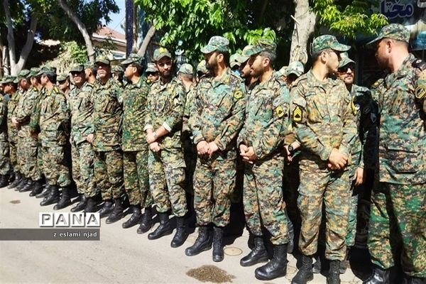 تشیع پیکر سرباز وطن از جنس آسمان در شهرستان بجنورد