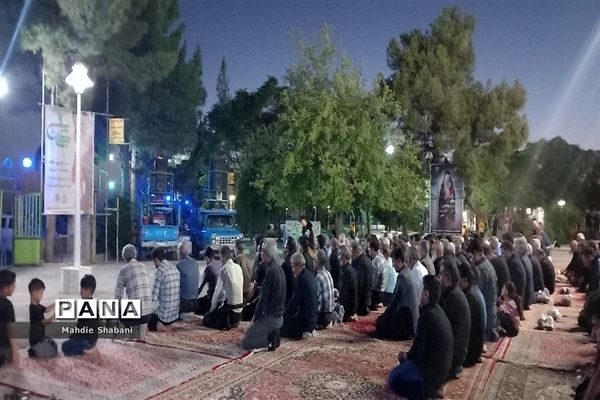حضور هیات مذهبی شهر فرح دشت در امامزاده سید محمد کاشمر