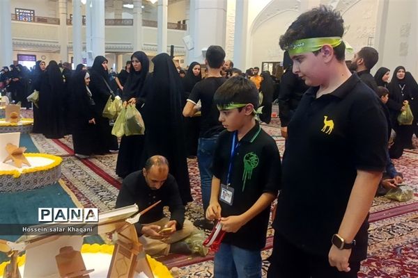اجتماع  و عزاداری سربازان ظهور امام زمان(عج) در حرم مطهر احمد ابن موسی (ع)