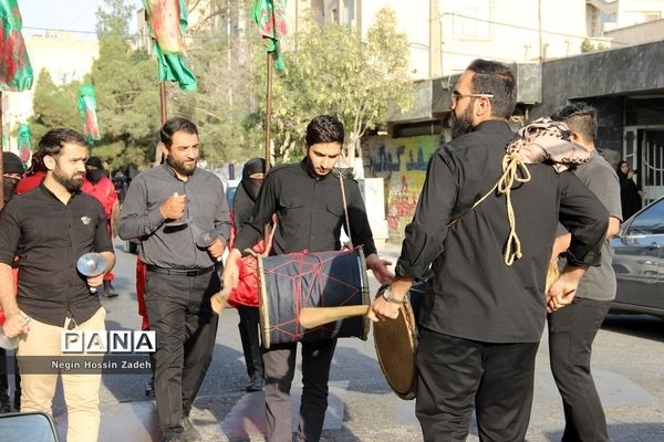 حرکت نمادین کاروان اسرای کربلا در اسلامشهر