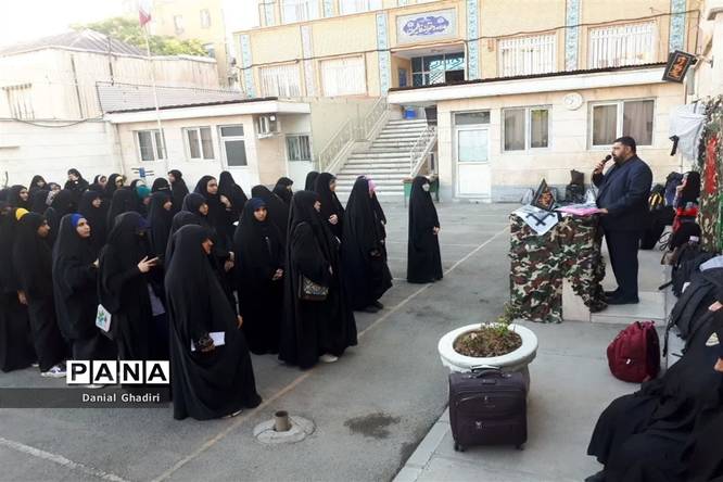 اعزام هشتاد نفر از دانشآموزان منطقه 12 به اردوی راهیان نور غرب