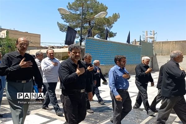 مراسم عزاداری امام سجاد (ع) در شهرستان ورامین