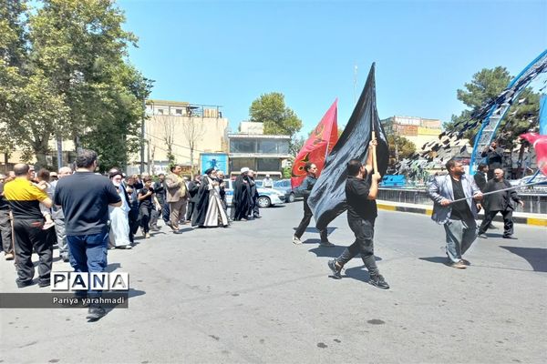 مراسم عزاداری امام سجاد (ع) در شهرستان ورامین