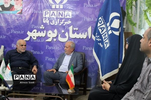 بازدید رئیس دانشگاه فرهنگیان استان بوشهراز سازمان دانش‌آموزی و خبرگزاری پانا استان بوشهر