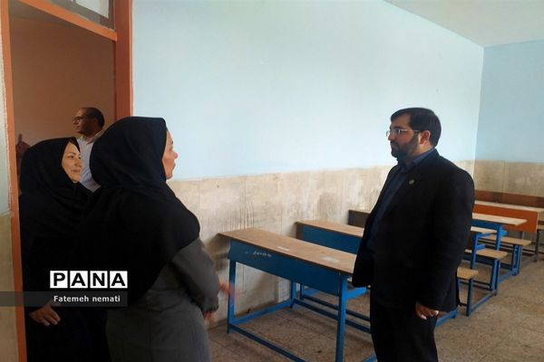 بازدید مسئولان آموزش و پرورش ملارد از بازسازی مدارس شهید همت و شایستگان