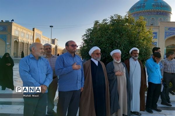 مراسم گرامیداشت شهدای تخریب در کاشمر