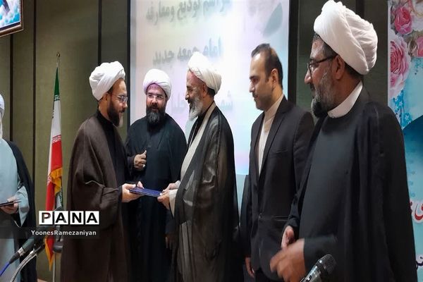 مراسم معارفه امام جمعه خلیل‌آباد در جلسه شورای اداری شهرستان