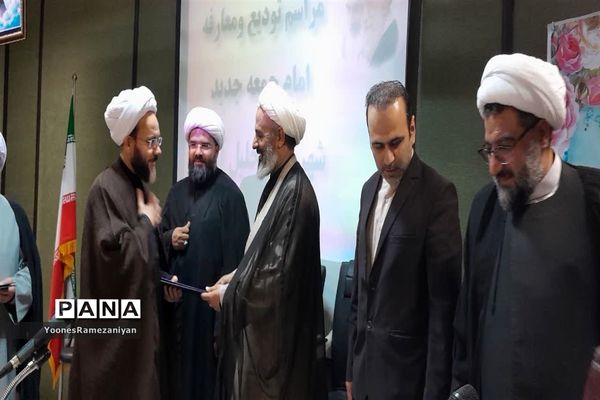 مراسم معارفه امام جمعه خلیل‌آباد در جلسه شورای اداری شهرستان
