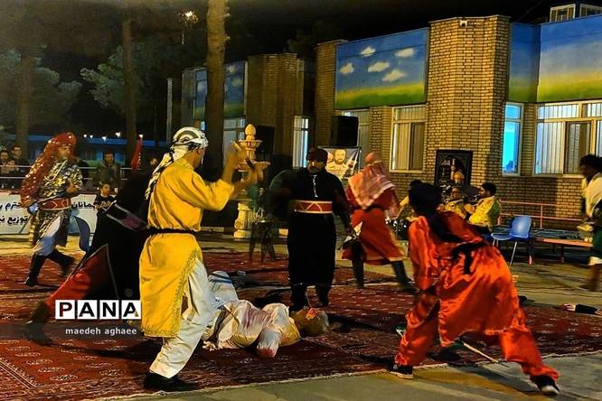 مراسم تعزیهخوانی خادمان امام حسین علیه السلام