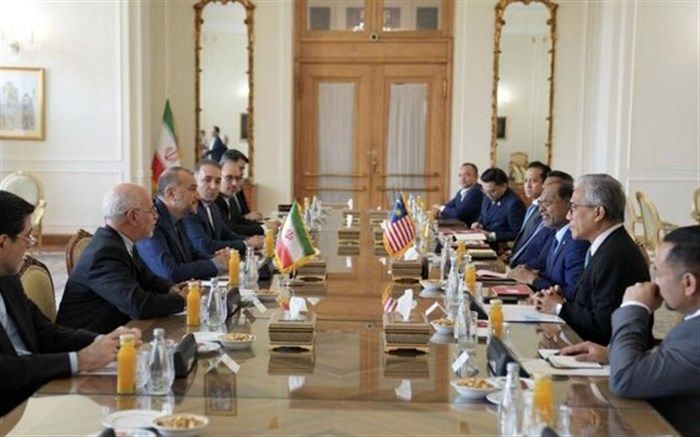 برگزاری مذاکرات وزرای خارجه ایران و مالزی در تهران