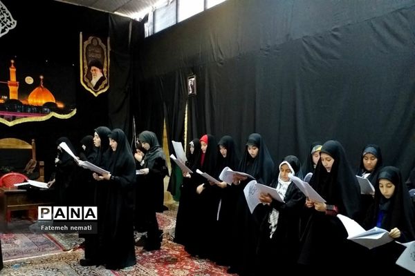 مراسم عزاداری شهادت حضرت‌رقیه (س) در پایگاه بسیج  ام‌ابیها ملارد
