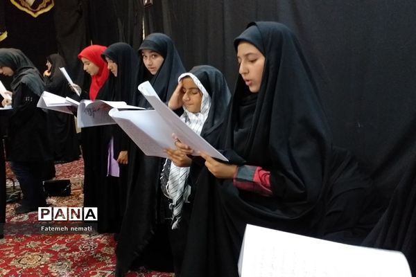 مراسم عزاداری شهادت حضرت‌رقیه (س) در پایگاه بسیج  ام‌ابیها ملارد