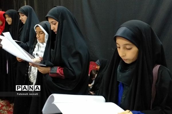 مراسم عزاداری شهادت حضرت‌رقیه (س) در پایگاه بسیج  ام‌ابیها ملارد