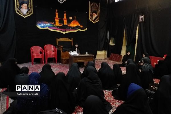 مراسم عزاداری شهادت حضرت‌رقیه (س) در پایگاه بسیج  ام‌ابیها ملارد