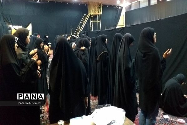 مراسم عزاداری شهادت حضرت‌رقیه (س) در پایگاه بسیج  ام‌ابیها ملارد