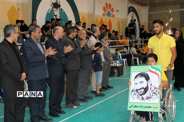 آیین افتتاح بیست و سومین دوره مسابقات ورزشی دانش‌آموزان با آسیب بینایی و جسمی حرکتی کشور