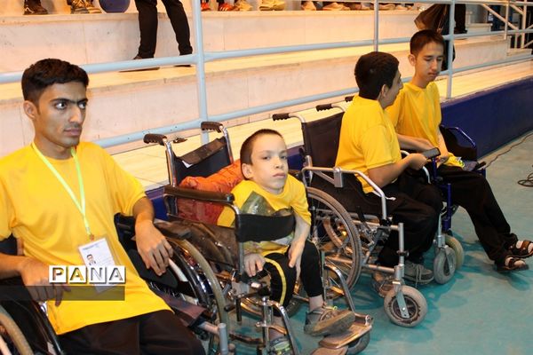 آیین افتتاح بیست و سومین دوره مسابقات ورزشی دانش‌آموزان با آسیب بینایی و جسمی حرکتی کشور