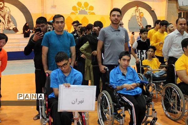 آیین افتتاح بیست و سومین دوره مسابقات ورزشی دانش‌آموزان با آسیب بینایی و جسمی حرکتی کشور