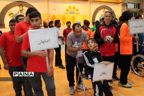 آیین افتتاح بیست و سومین دوره مسابقات ورزشی دانش‌آموزان با آسیب بینایی و جسمی حرکتی کشور