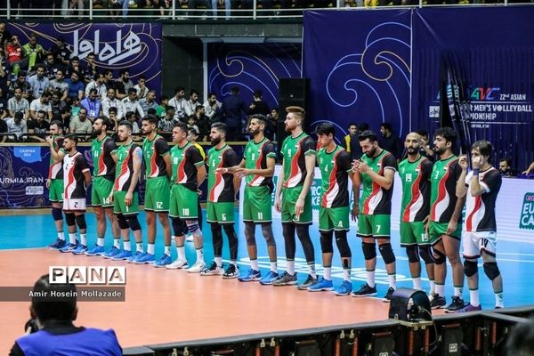 دیدار تیم‌های ایران و عراق در لیگ والیبال مردان آسیا