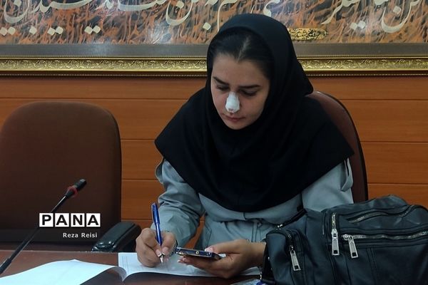 نشست خبری رئیس سازمان دانش‌آموزی فارس