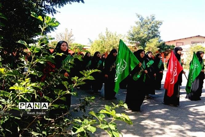 اردو دختران مُحِق(مثل حاج قاسم) و برگزاری مسابقات برپایی موکبهای عزاداری
