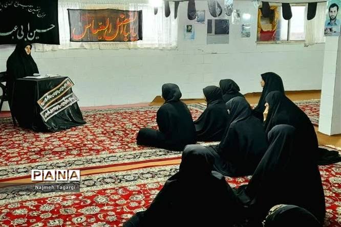 سومین روز از مراسم عزاداری شهادت ریحانه اباعبدالله الحسین حضرت رقیه(س)