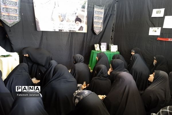 موکب‌داری نمادین اربعین در محفل دختران بهشتی